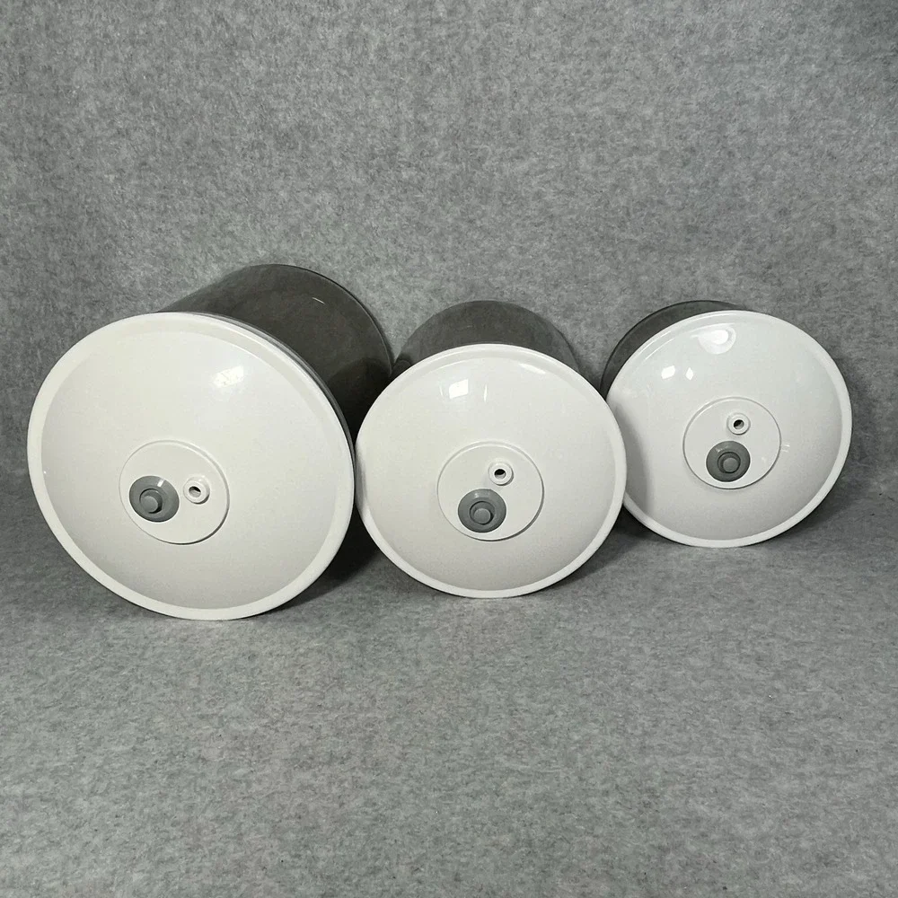FoodSaver Vacuum Sealer Snail Canister Storage Containers 25 50 80 oz Lot‎ of 3